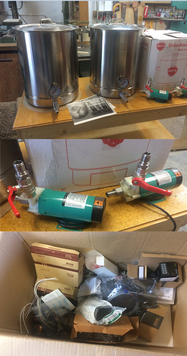 Electric Brewery Parts.